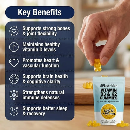 SPNutrition D3 + K2 Gummies